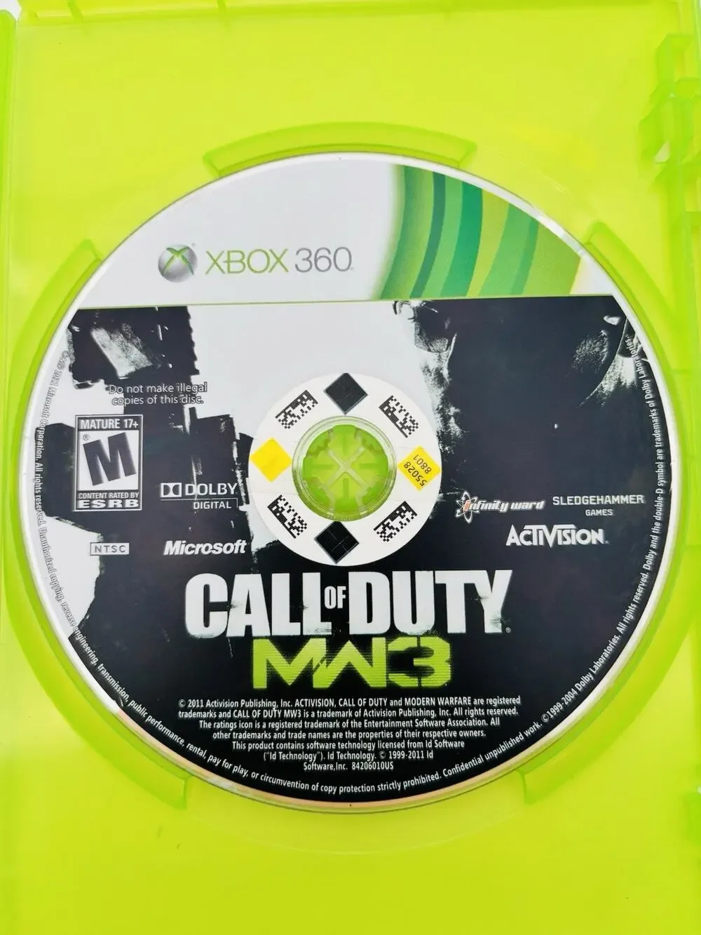 Call of Duty: Modern Warfare 3 (Xbox 360, 2011), Game Only, Tested Working VG